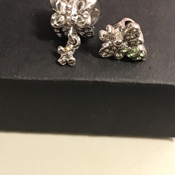 ‼️😍JUST RESTOCKED 🐞Rhinestone/Silver Charms-Dragonfly,Ladybug* Pandora STYLE* - Picture 10 of 13